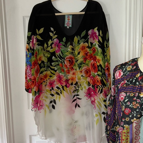 Johnny Was Tops - Johnny Was SZ XL Tunic